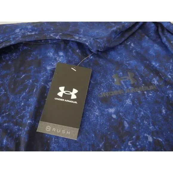 Under Armour Men's Rush Energy Printed T-Shirt Blue Small - Picture 5 of 7